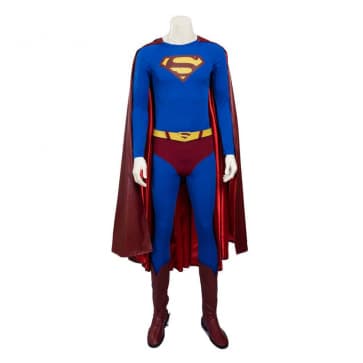 Classic Superman High Quality Cosplay Costume For Adults Halloween Costume