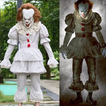 Pennywise the Clown It Complete Cosplay Costume