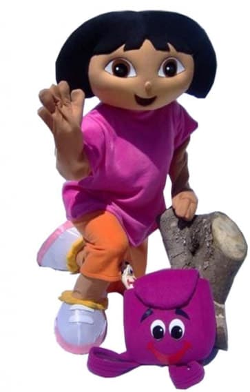 Giant Dora the Explorer Mascot Costume