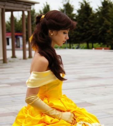 Classic Belle Hair Cosplay