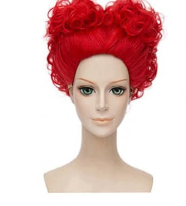 Alice in Wonderland Red Queen of Hairs Hair Wig For Adults