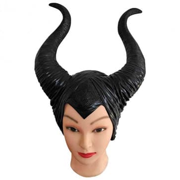 Maleficent Mask Helmet Horns