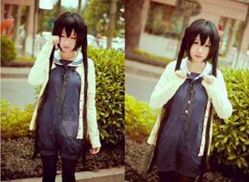 K-On! Azusa Nakano Sailor Cosplay Costume