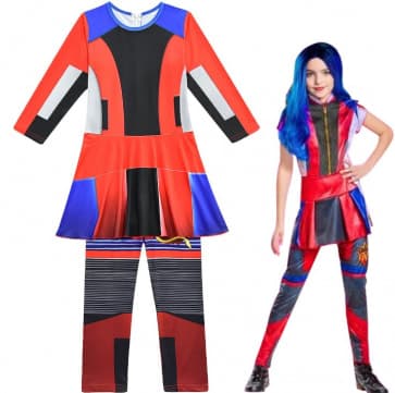 Disney Evie Descendants 3 Classic Girls Costume Red