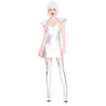 Sexy Silver Space Girl Costume
