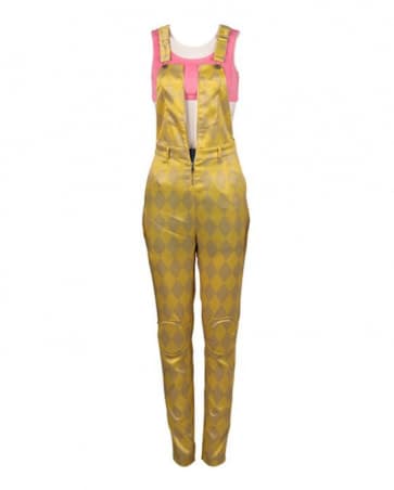 Birds Of Prey Harley Quinn Yellow Jumpsuit Cosplay Costume