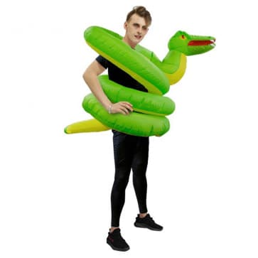 Inflatable Snake Anaconda Python Cosplay Costume
