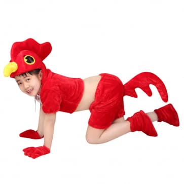 Rooster Animals Kids Cosplay Costume