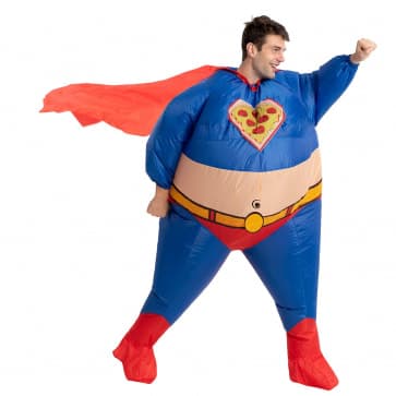 Superman Pizza Inflatable Costume