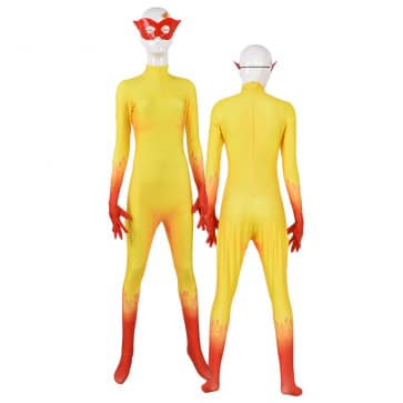 Angelica Jones Firestar X-Men Lycra Cosplay Costume