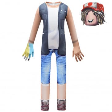 Red Cap Roblox Lycra Cosplay Costume