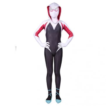Girls Gwen Stacy Into the Spider-Verse Cosplay Spider-Gwen Costume