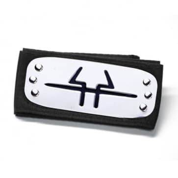 Akatsuki Takigakure Hidden Waterfall Village Headband From Naruto Cosplay Costume Prop
