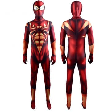 Iron Spider Man Comics Style Lycra Cosplay Costume