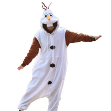 Disney Snowman Olaf Cosplay Costume For Adults Halloween Costume