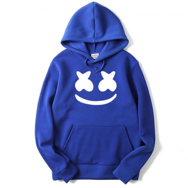 Dj Marshmello Hoodie Hooded Sweatshirt Costume Mascot World