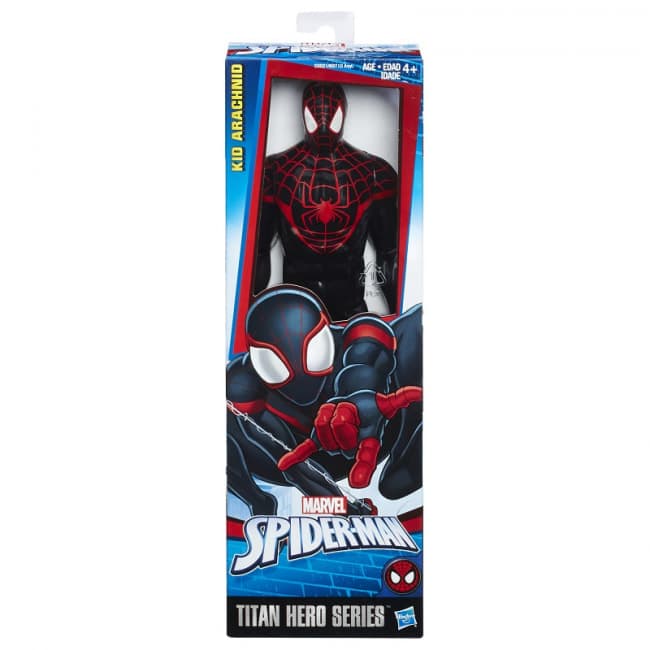 Marvel Ultimate Black Spider Man Titan Hero Series Ultimate Spider Man Figure Costume Mascot World