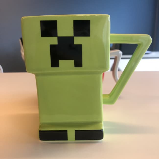 Minecraft Creeper Square Mug Costume Mascot World