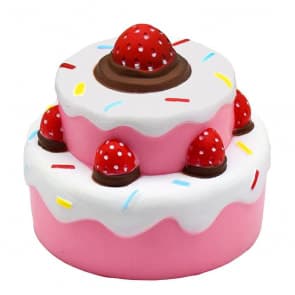 Strawberry Birthday Cake Squishies Squishy