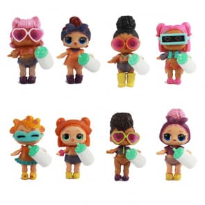 Set Of 8 LOL Surprise Dolls With Accessories