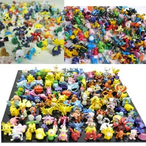 Complete Pokemon Collection Plastic Model 168 Characters (2-5 cm, 1-1.75 inches)