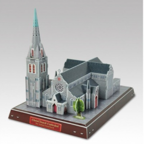 Cubic Fun 3D Model Puzzle-ChristChurch Cathedral