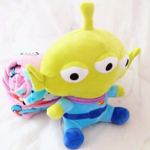 Toy Story Alien Plush Doll Blanket Combo 35cm (14 inches) Doll With 1.5m (5 feet) Blanket