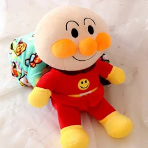 Anpanman Plush Doll Blanket Combo 35cm (14 inches) Doll With 1.5m (5 feet) Blanket