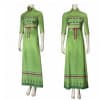Frozen 2 Anna Green Dress Nightgown Gown Costume