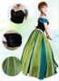Frozen Anna Green Dress Complete Cosplay Costume For Adults Halloween Costume