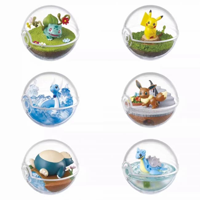 Re Ment Pokemon Terrarium Collection 1 Box Set Of 6 Costume Mascot World