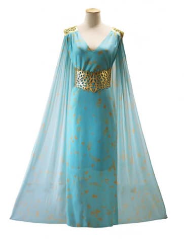 Daenerys Light Blue Dress Cosplay Costume Games of Thrones Halloween Costume