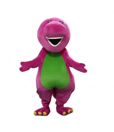 Giant Barney Mascot Costume