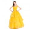 Disney Beauty And The Beast 2017 Belle Cosplay Costume Yellow Dress Halloween Costume